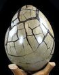 Septarian Dragon Egg Geode - Crystal Filled #37455-3
